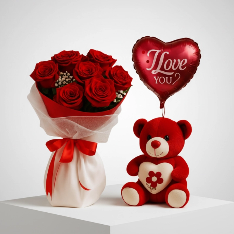 Love Red Combo - Flower Gifts